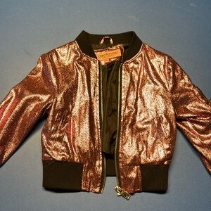 Girls soft sparkly jacket